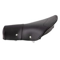 Housse de selle monoplace PASCOLI noir avant Vespa 150 Acma