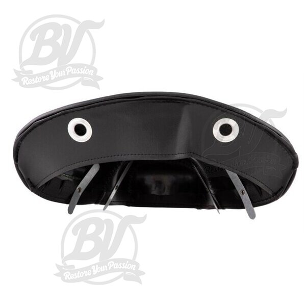Housse de selle monoplace PASCOLI noir avant Vespa 150 Acma