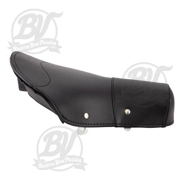 Housse de selle monoplace PASCOLI noir avant Vespa 150 Acma