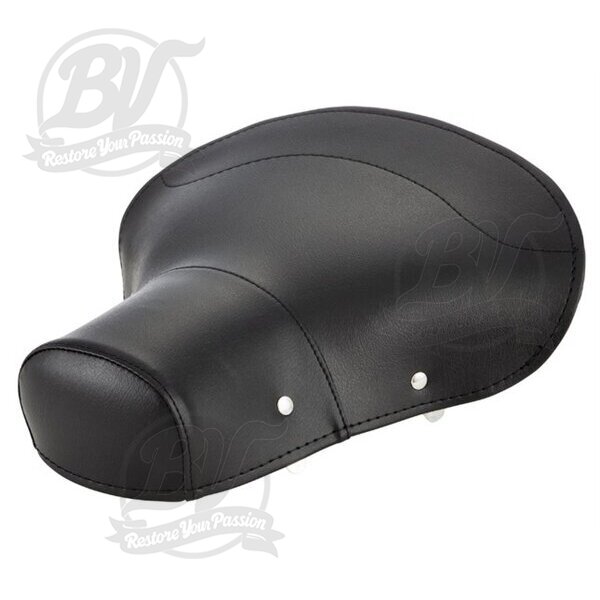 Housse de selle monoplace PASCOLI noir avant Vespa 150 Acma