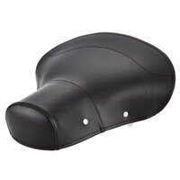 Housse de selle monoplace PASCOLI noir avant Vespa 150 Acma