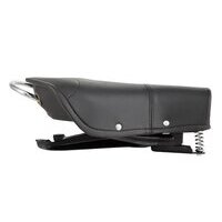 Selle monoplace noir-noir avant Vespa 150 Acma