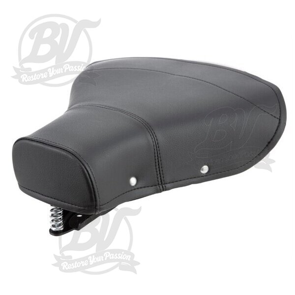 Selle monoplace noir-noir avant Vespa 150 Acma