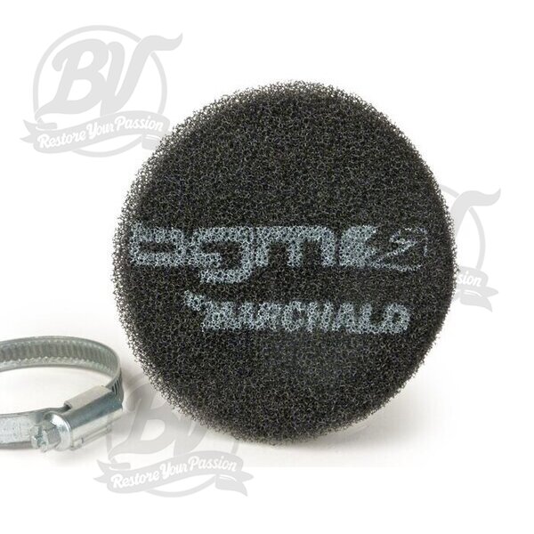 Filtre à air -BGM PRO by Marchald- pour carburateurs Polini CP Ø=17.5-19-21-23-24mm, Ø connexion=46mm, l=30mm