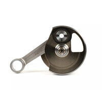 Vilebrequin -POLINI (valve rotative) course de 51mm, bielle de 97mm- Vespa PV125, ET3 125, PK80 S, PK125 S (cône Ø=19mm)