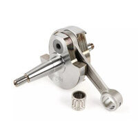 Vilebrequin -POLINI (valve rotative) course de 51mm, bielle de 97mm- Vespa PV125, ET3 125, PK80 S, PK125 S (cône Ø=19mm)